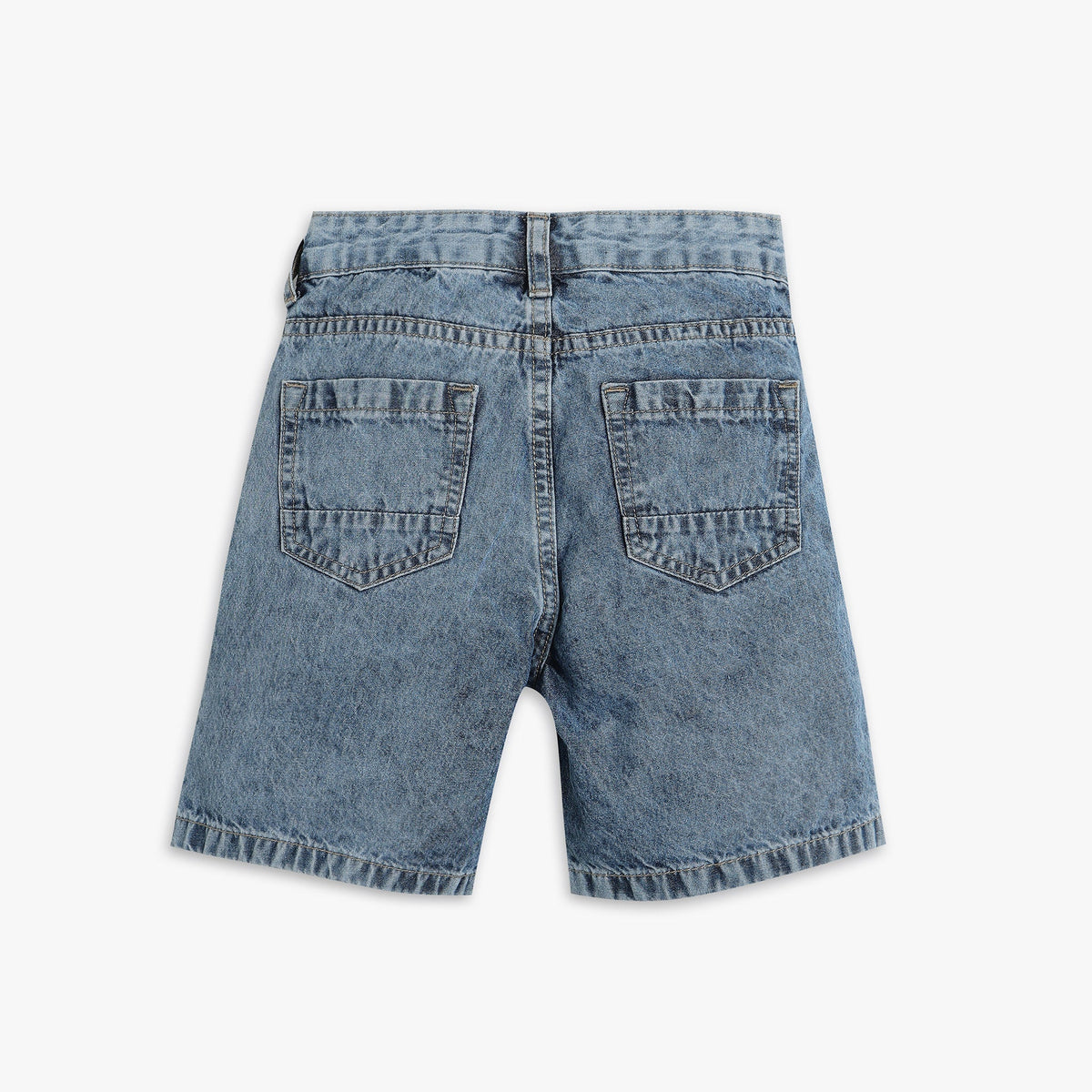 Boys Regular Fit Solid Mid Rise Shorts