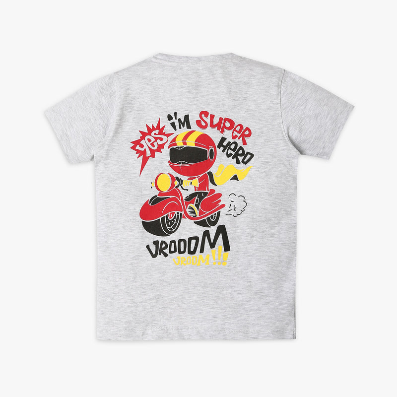 Boy's Regular Fit Printed T-Shirt