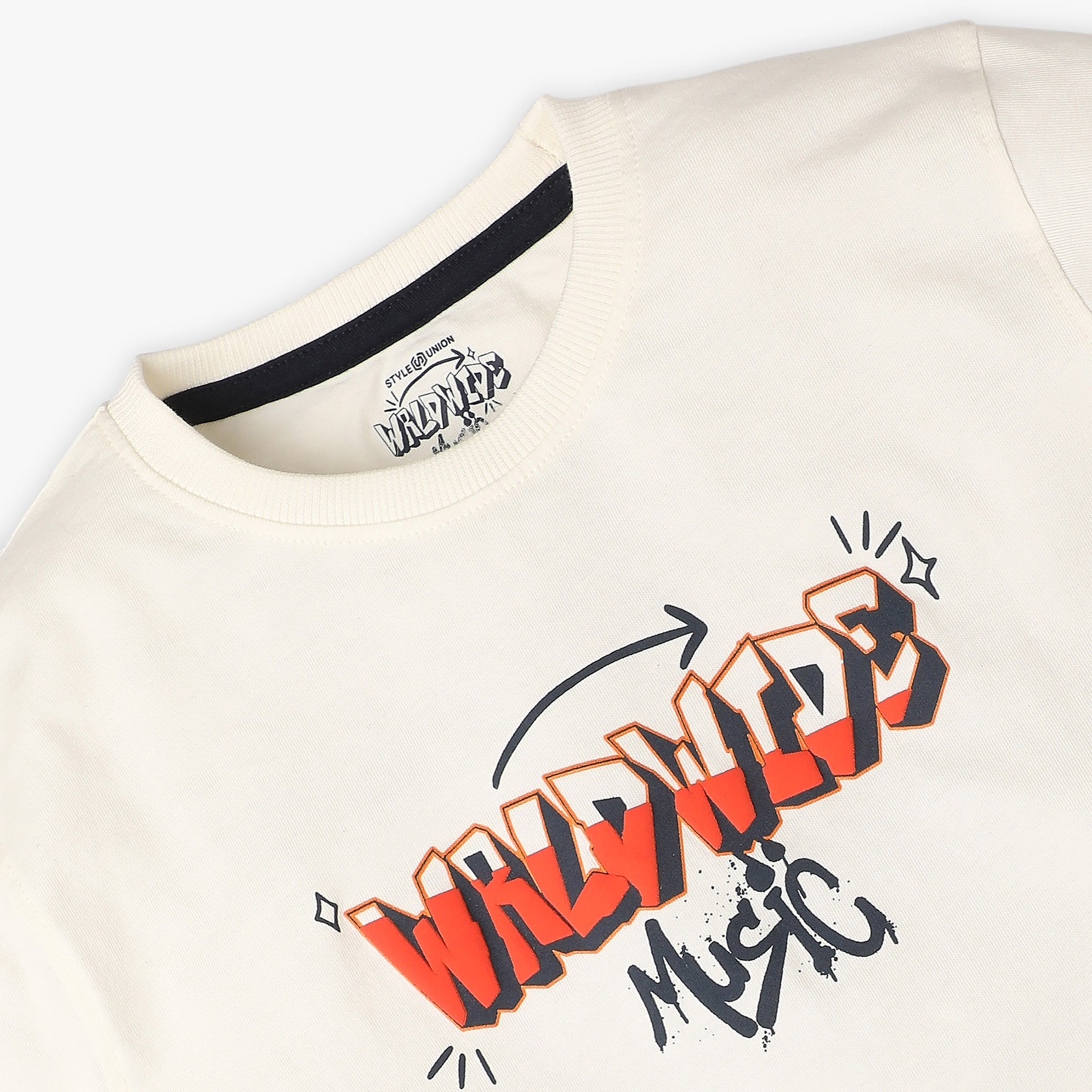 Boys Regular Fit Printed T-Shirt