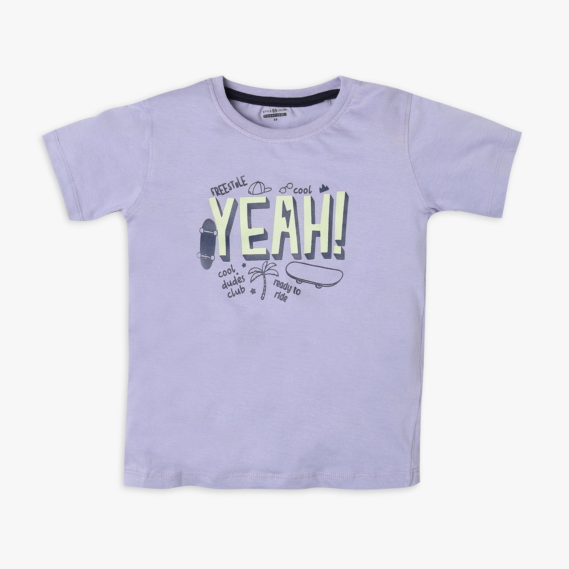 Boy's Regular Fit Graphic T-Shirt