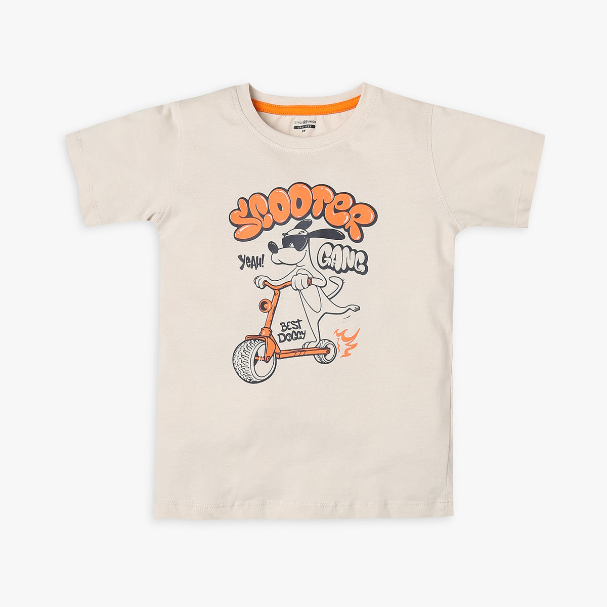 Boy's Regular Fit Graphic T-Shirt