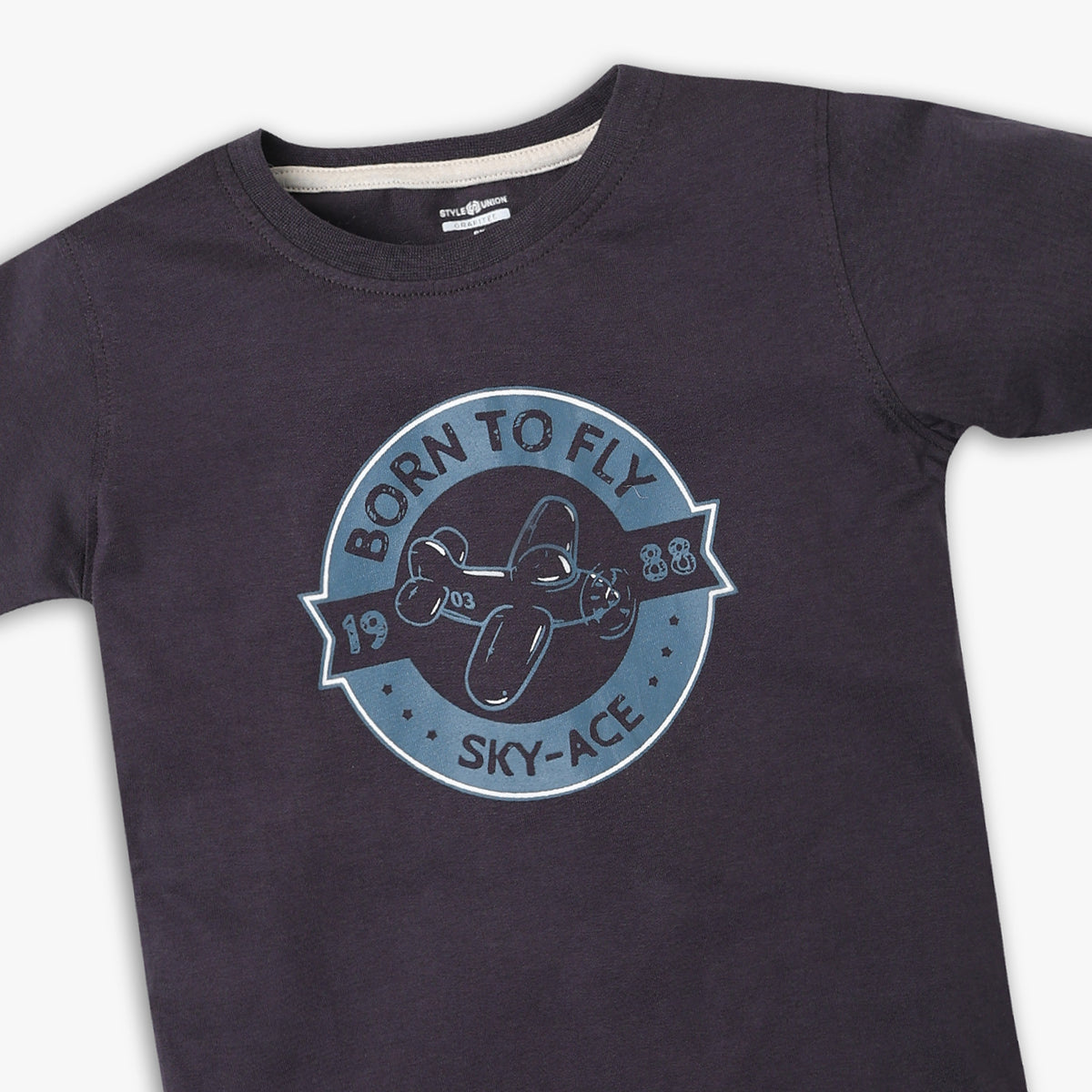 Boy's Regular Fit Graphic T-Shirt