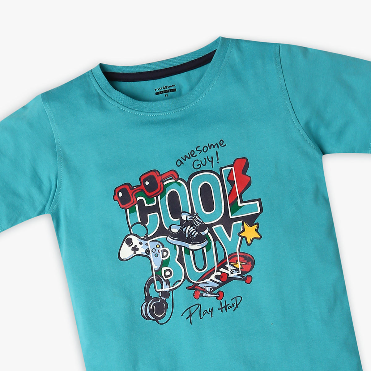 Boy's Regular Fit Graphic T-Shirt