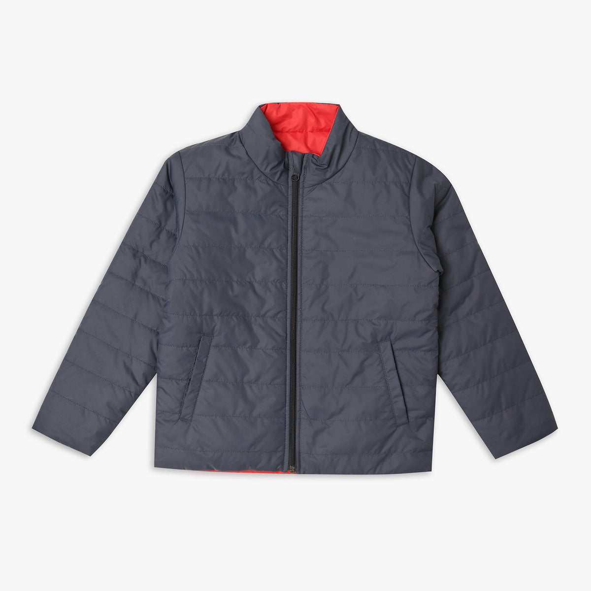 Boy's Regular Fit Solid Jacket