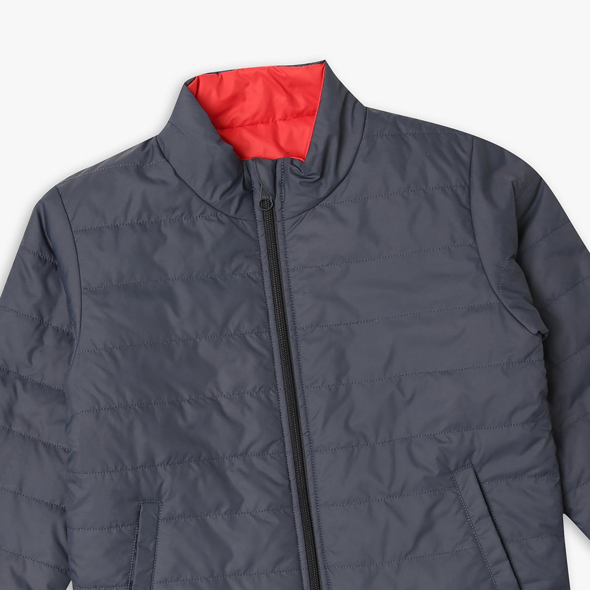 Boy's Regular Fit Solid Jacket