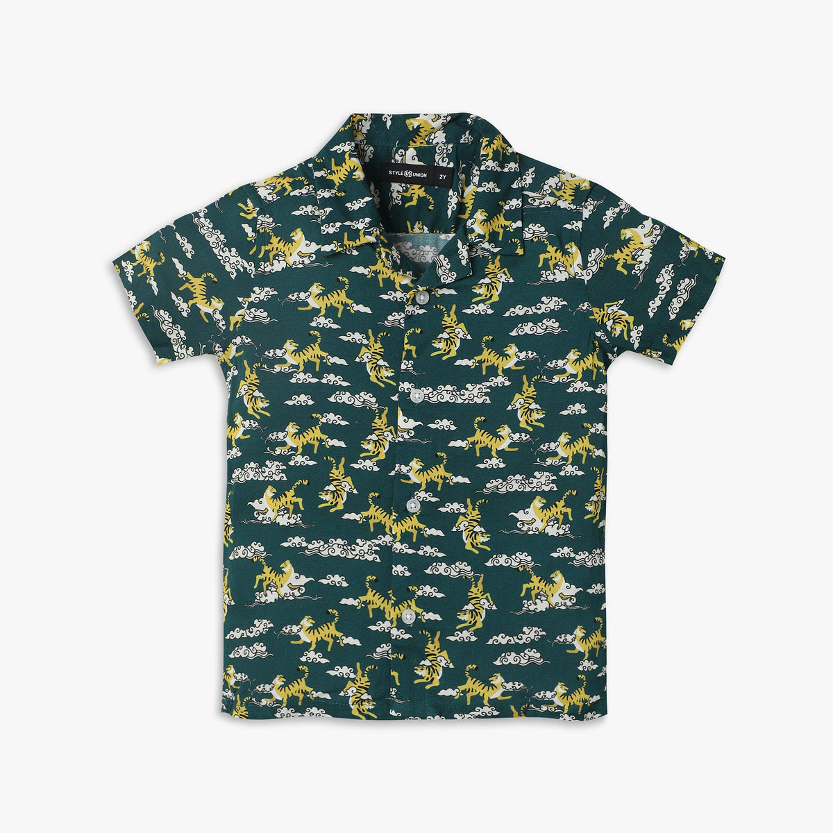 Boy's Regular Fit Printed Shirt