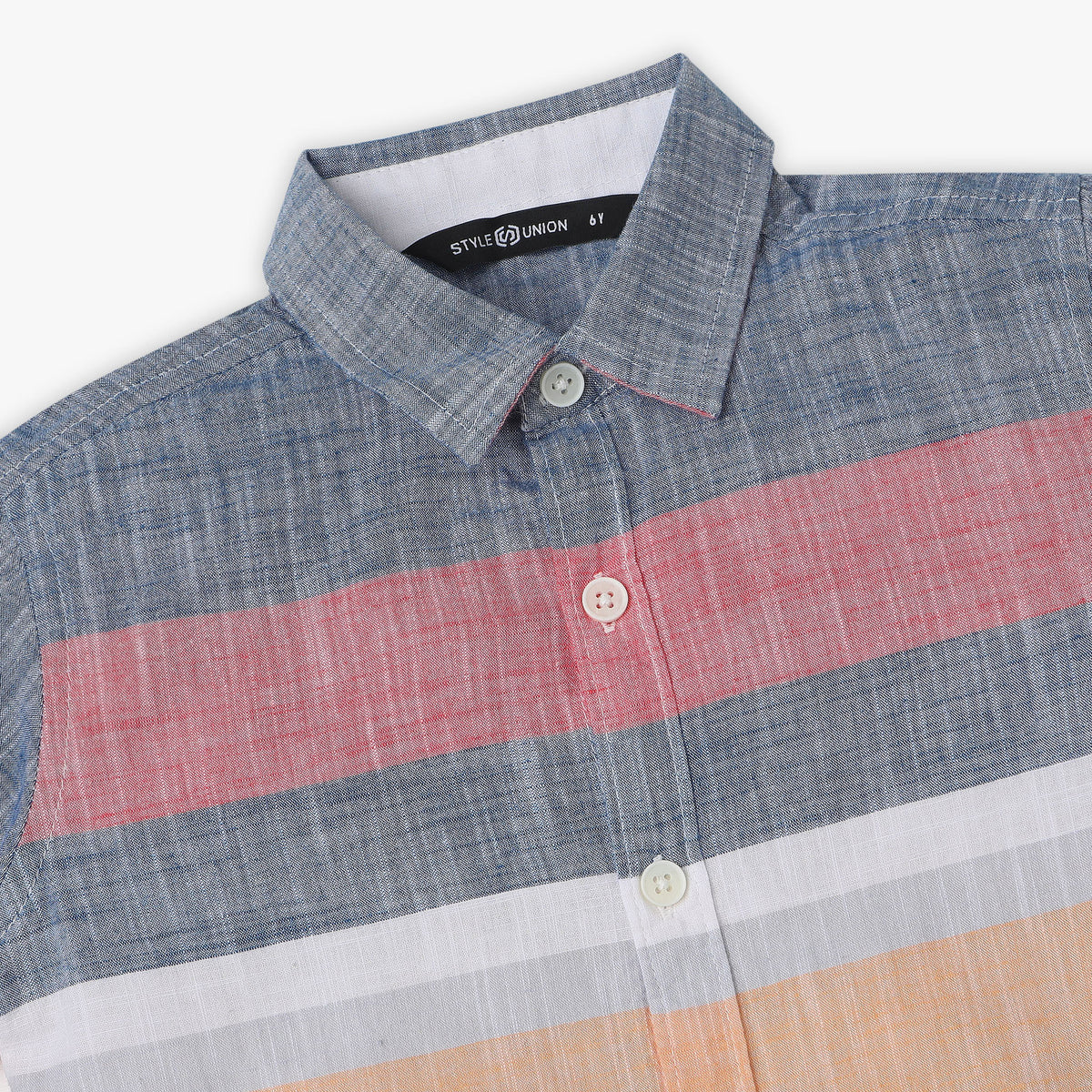 Boys Regular Fit Striped Shirt