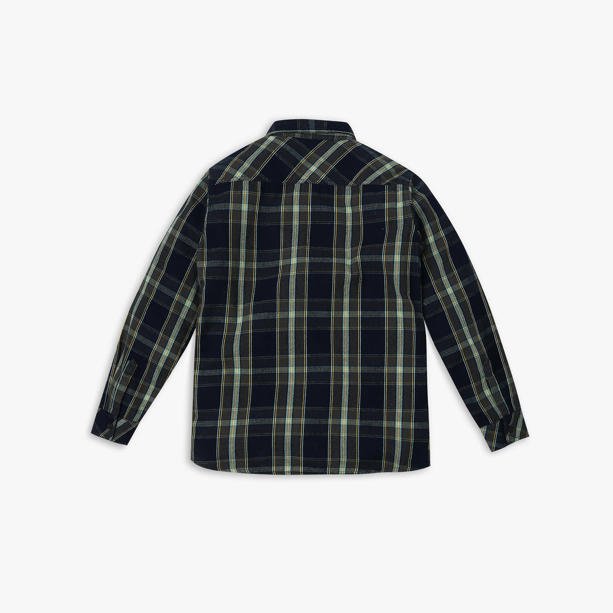 Boy's Regular Fit Checkered Shirt