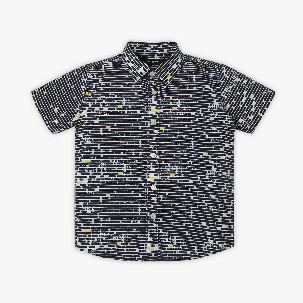 Boys Regular Fit Printed Shirt