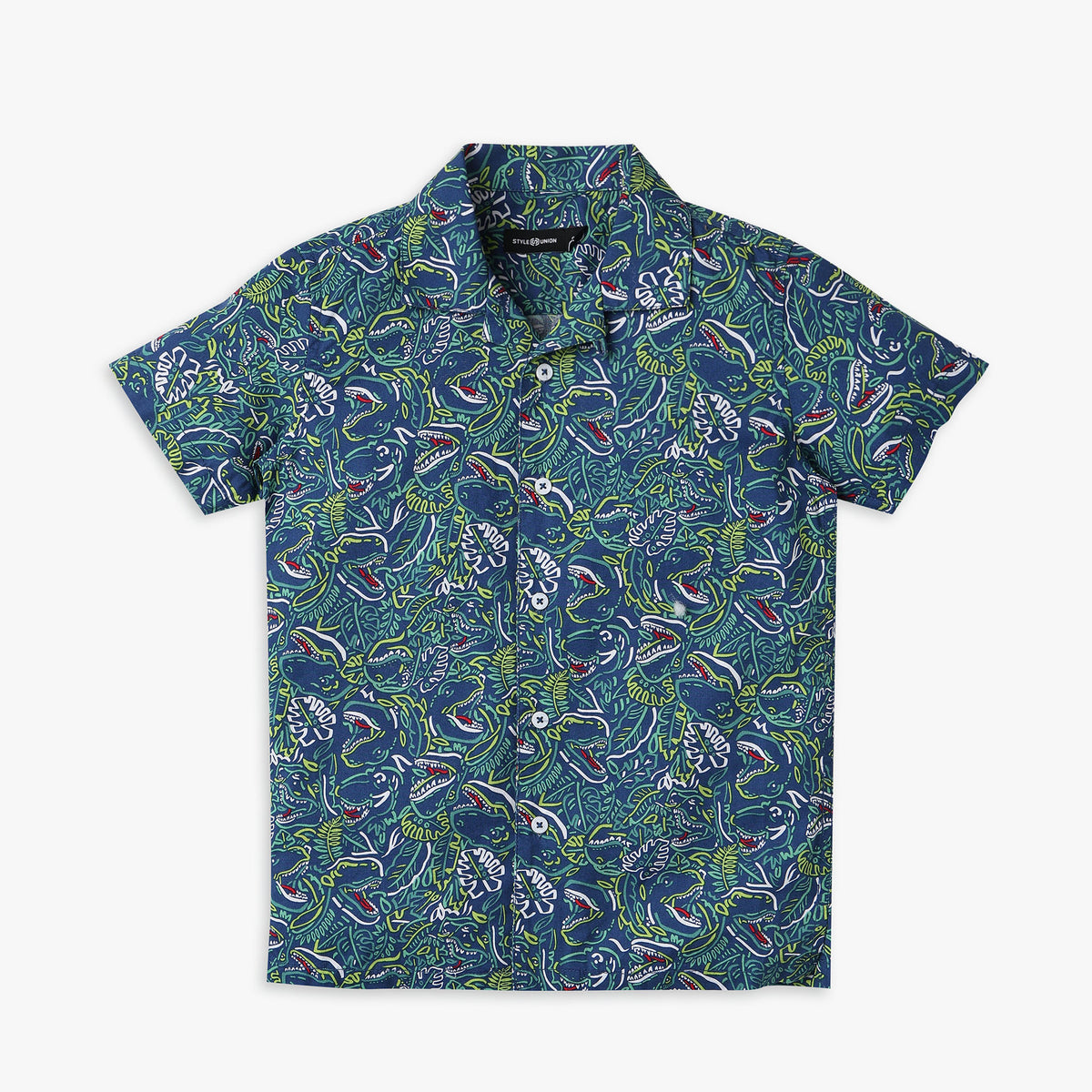 Boys Regular Fit Printed Shirt