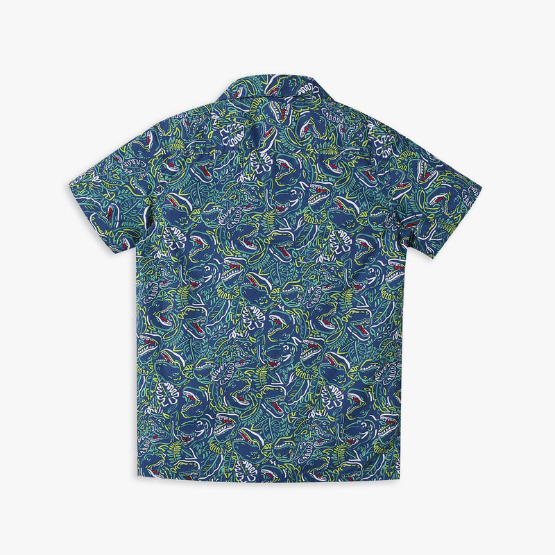 Boys Regular Fit Printed Shirt