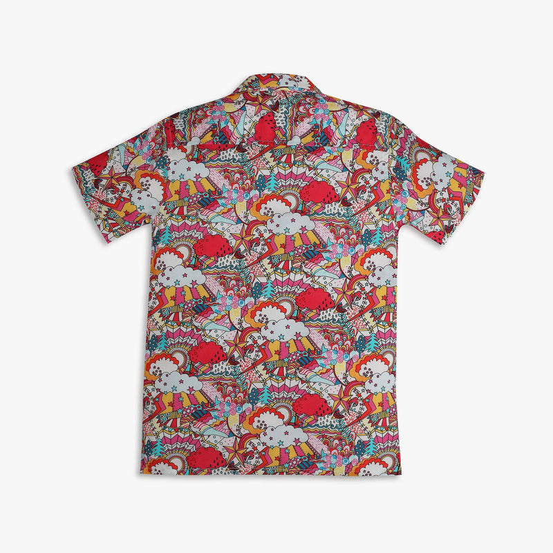 Boys Regular Fit Printed Shirt