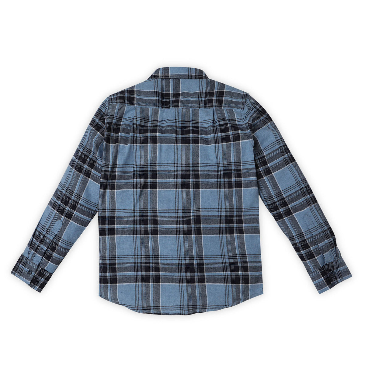 Boys Regular Fit Checkered Shirt