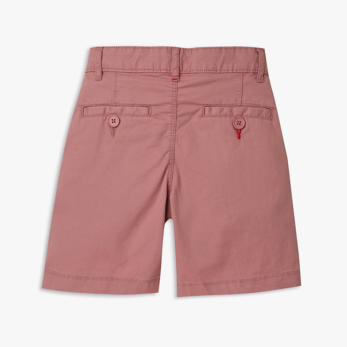 Boy's Regular Fit Solid Mid Rise Shorts