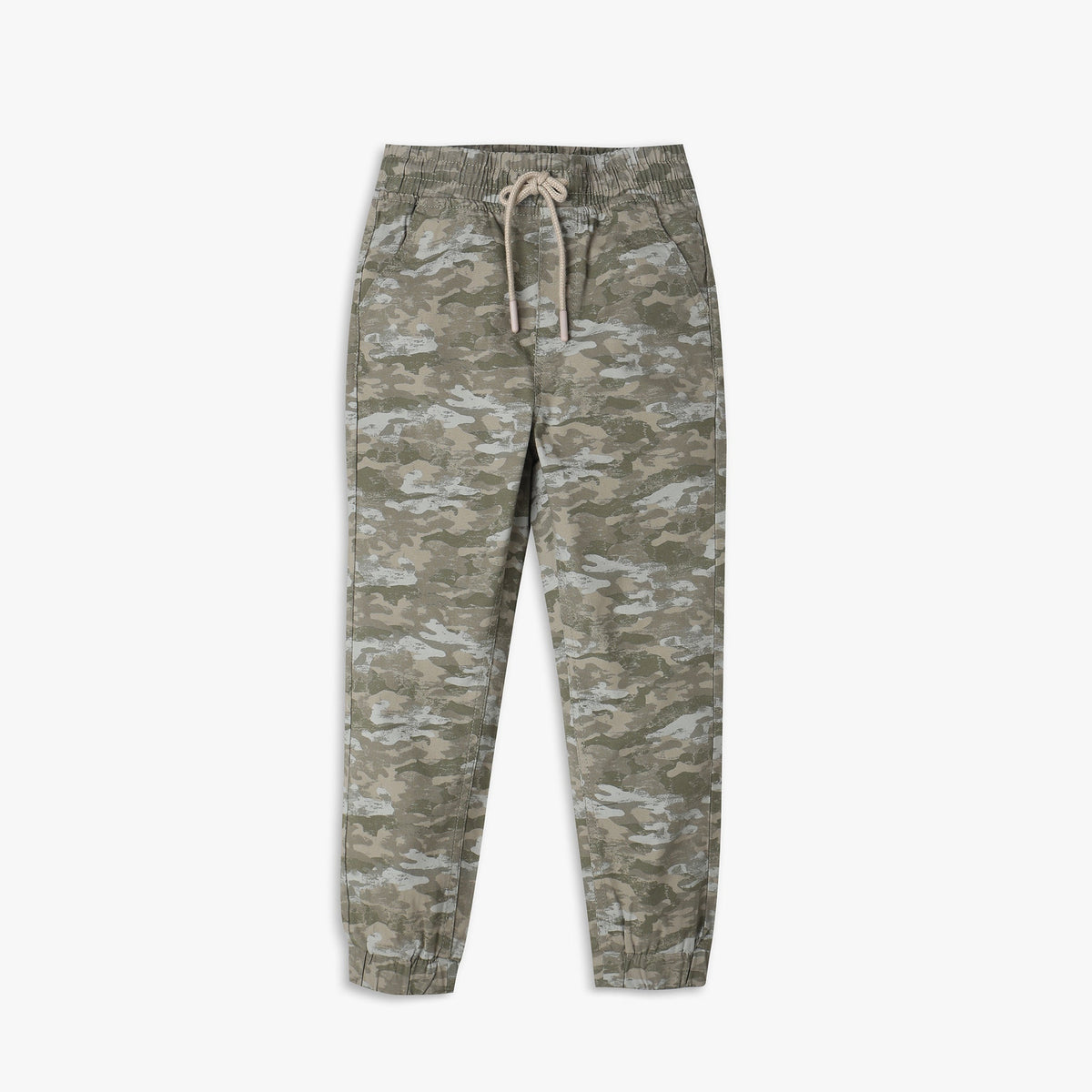 Boys Regular Fit Printed Mid Rise Joggers