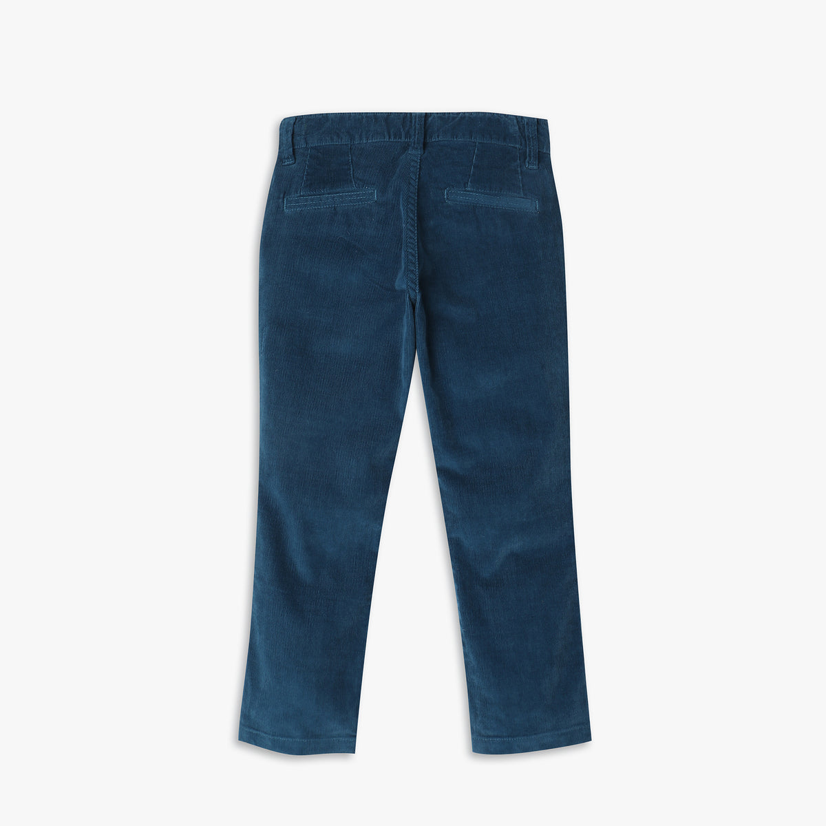 Boys Regular Fit Solid Mid Rise Trousers