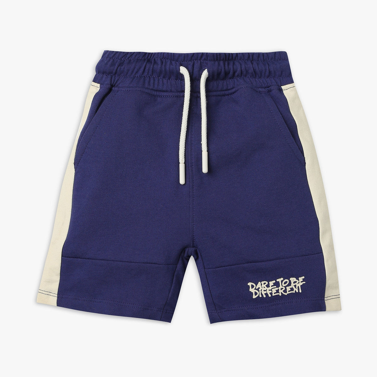 Boy's Regular Fit Solid Mid Rise Shorts