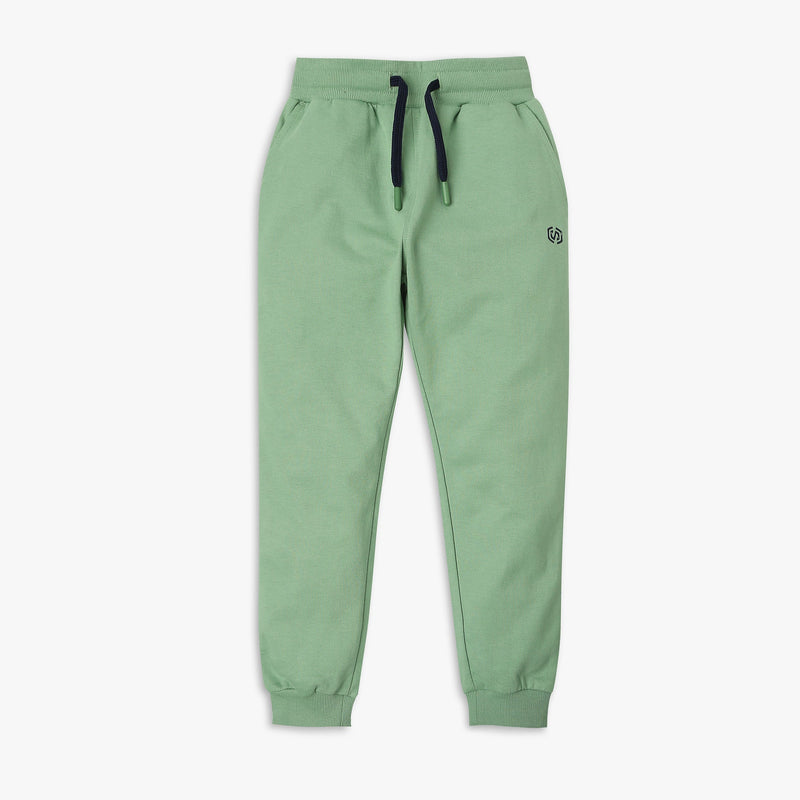 Girls Regular Fit Solid Mid Rise Trackpants