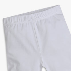 Girls Regular Fit Solid Mid Rise Shorts