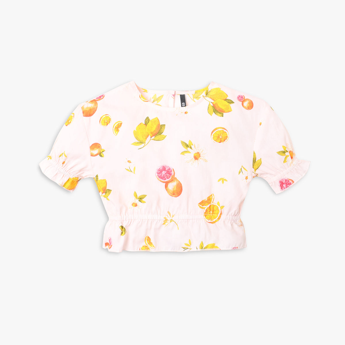 Girls Regular Fit Printed Top