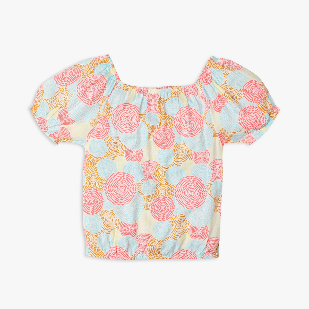 Girl's Regular Fit Printed Top