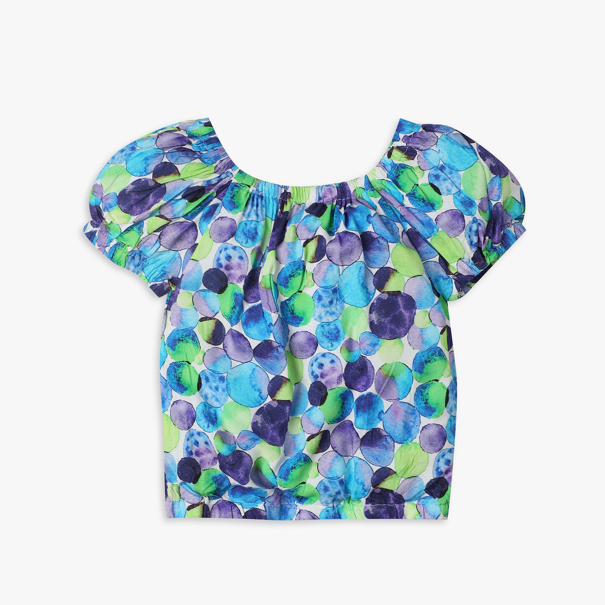 Girl's Regular Fit Printed Top