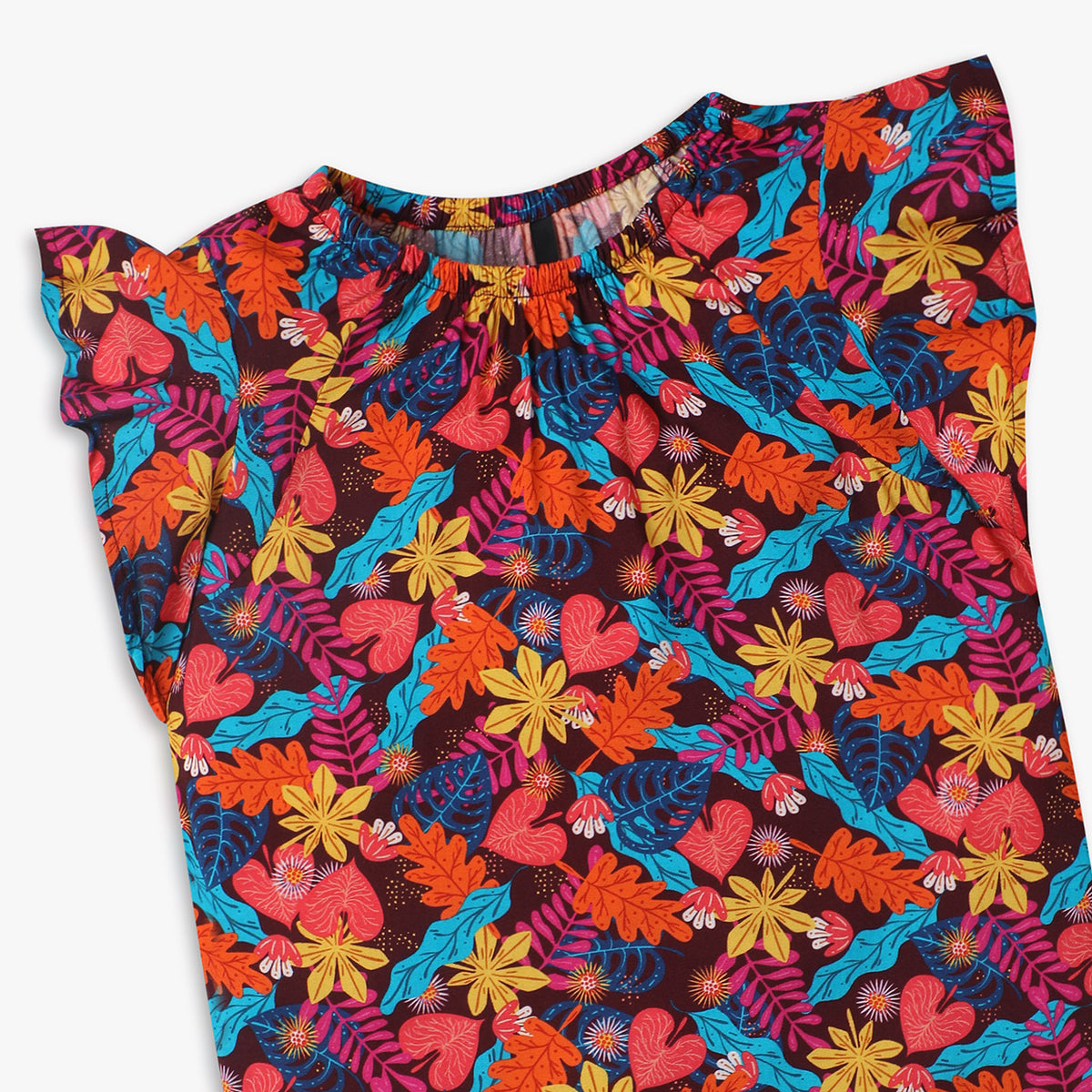 Girl's Regular Fit Printed Top