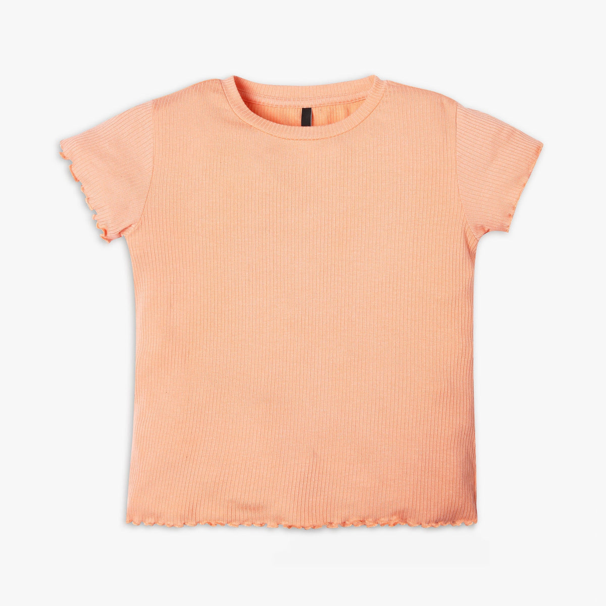 Girl's Regular Fit Solid T-Shirt