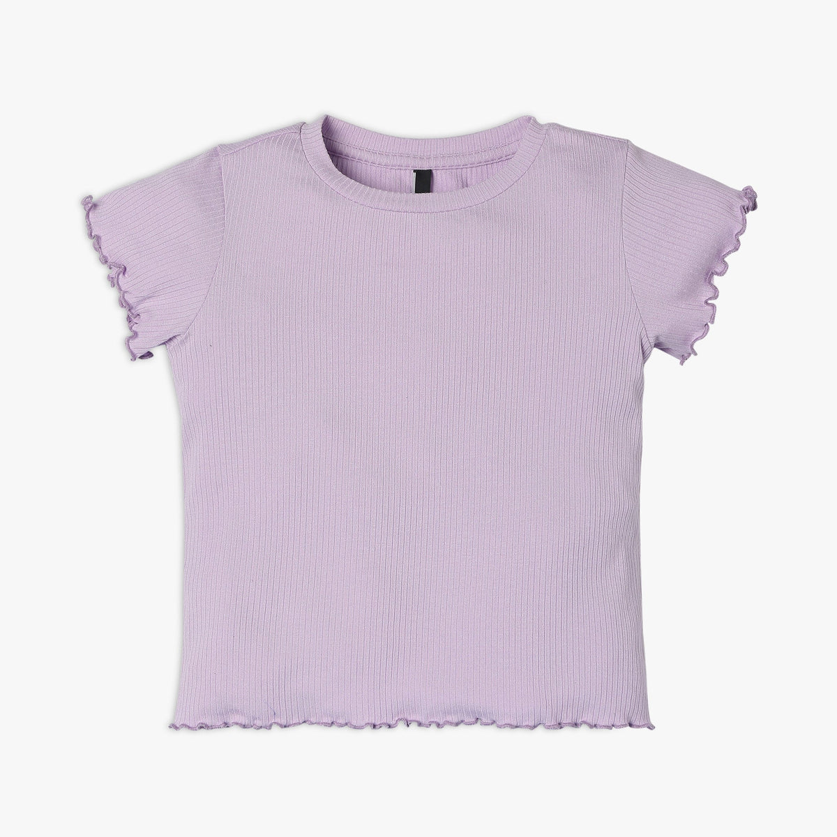 Girl's Regular Fit Solid T-Shirt