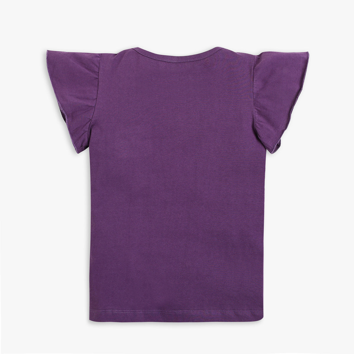 Girls Regular Fit Solid T-Shirt