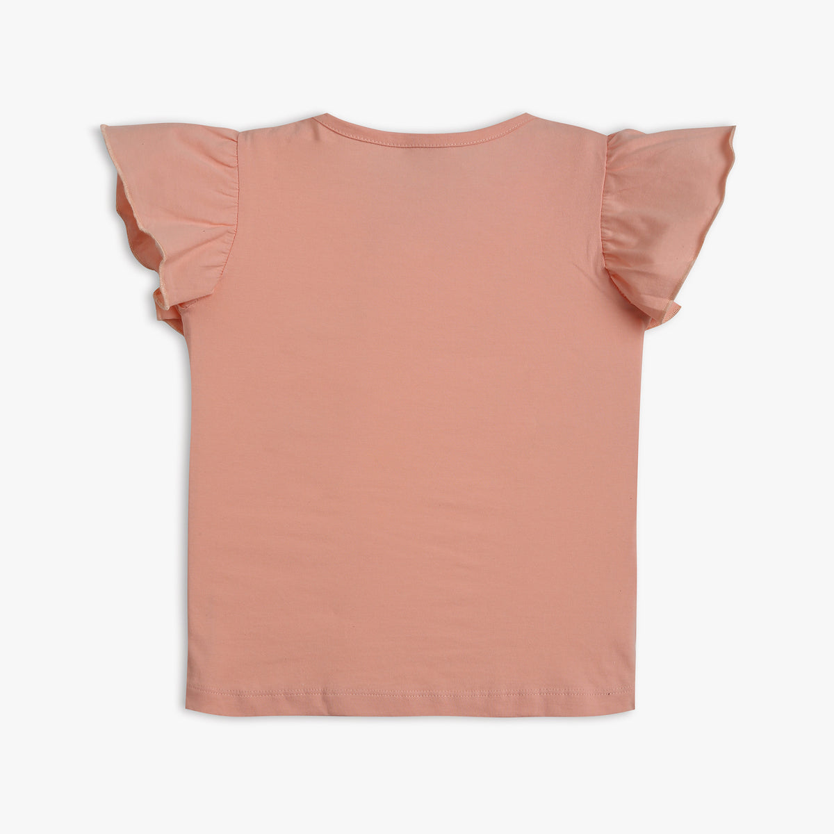 Girls Regular Fit Solid T-Shirt