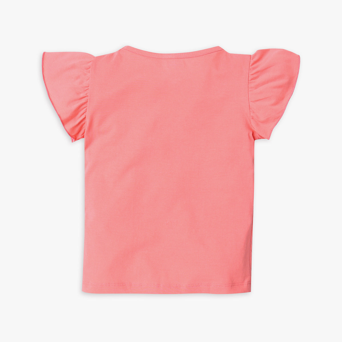 Girl's Regular Fit Solid T-Shirt