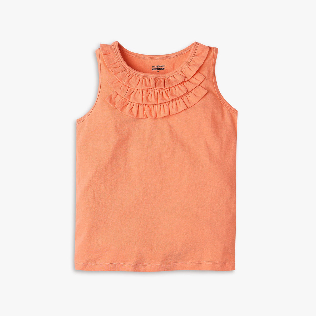 Girls Regular Fit Solid T-Shirt