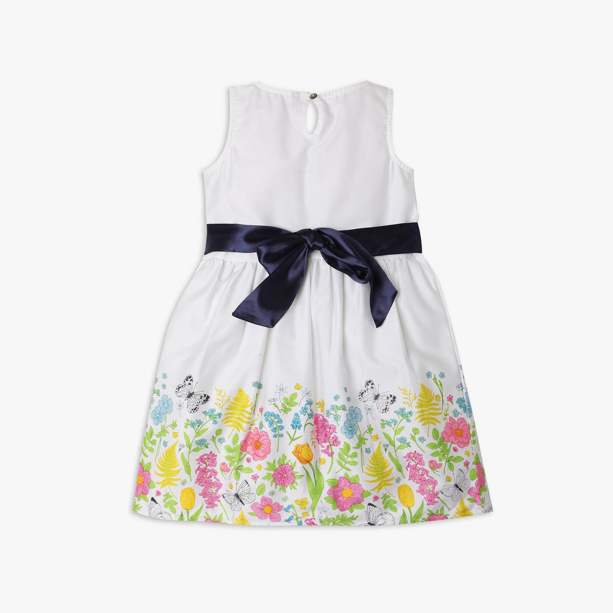 Girl's Regular Fit Printed Frock