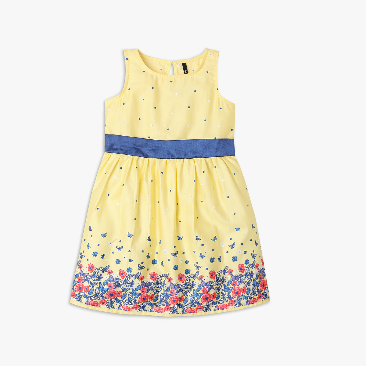 Girl's Regular Fit Printed Frock