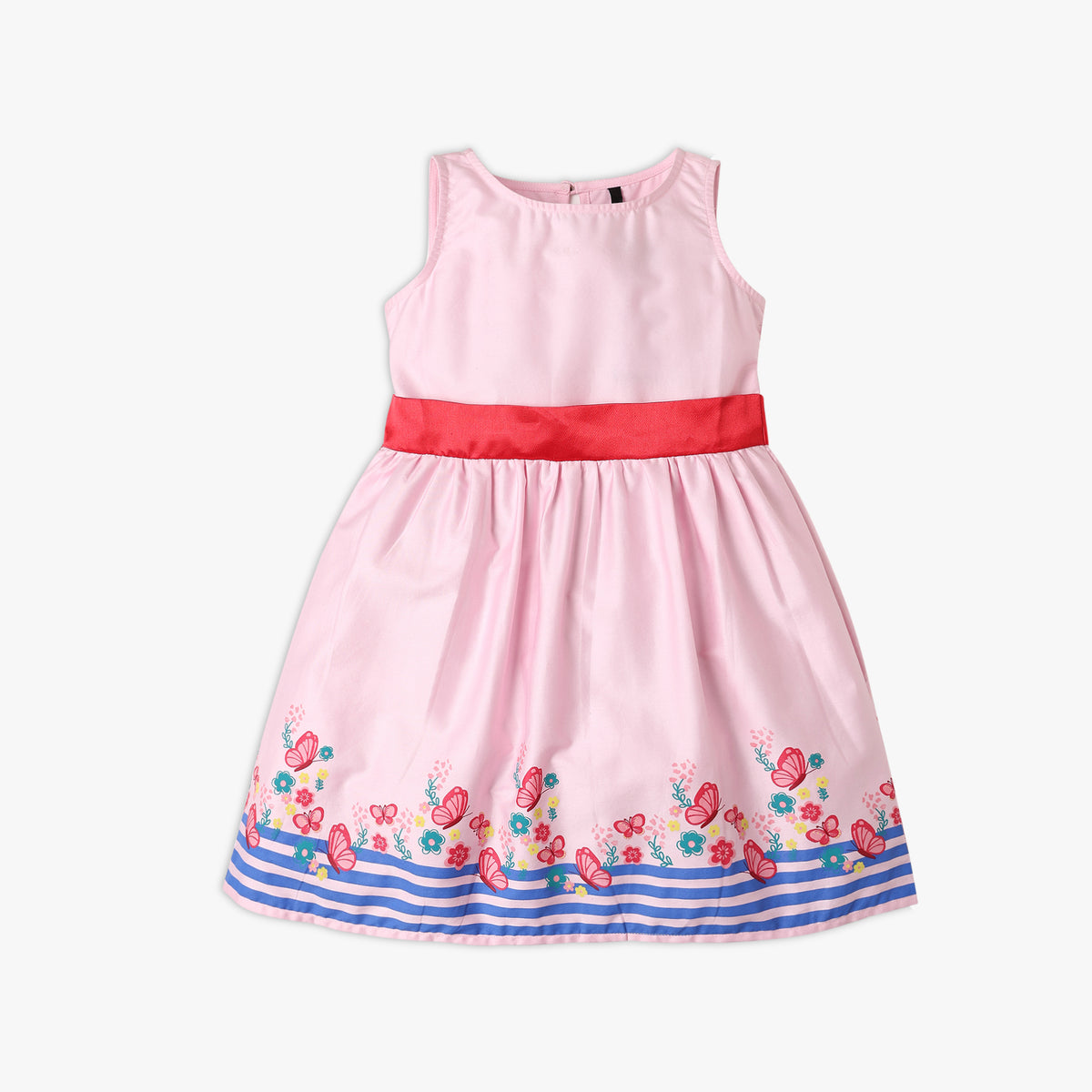 Girl's Regular Fit Printed Frock