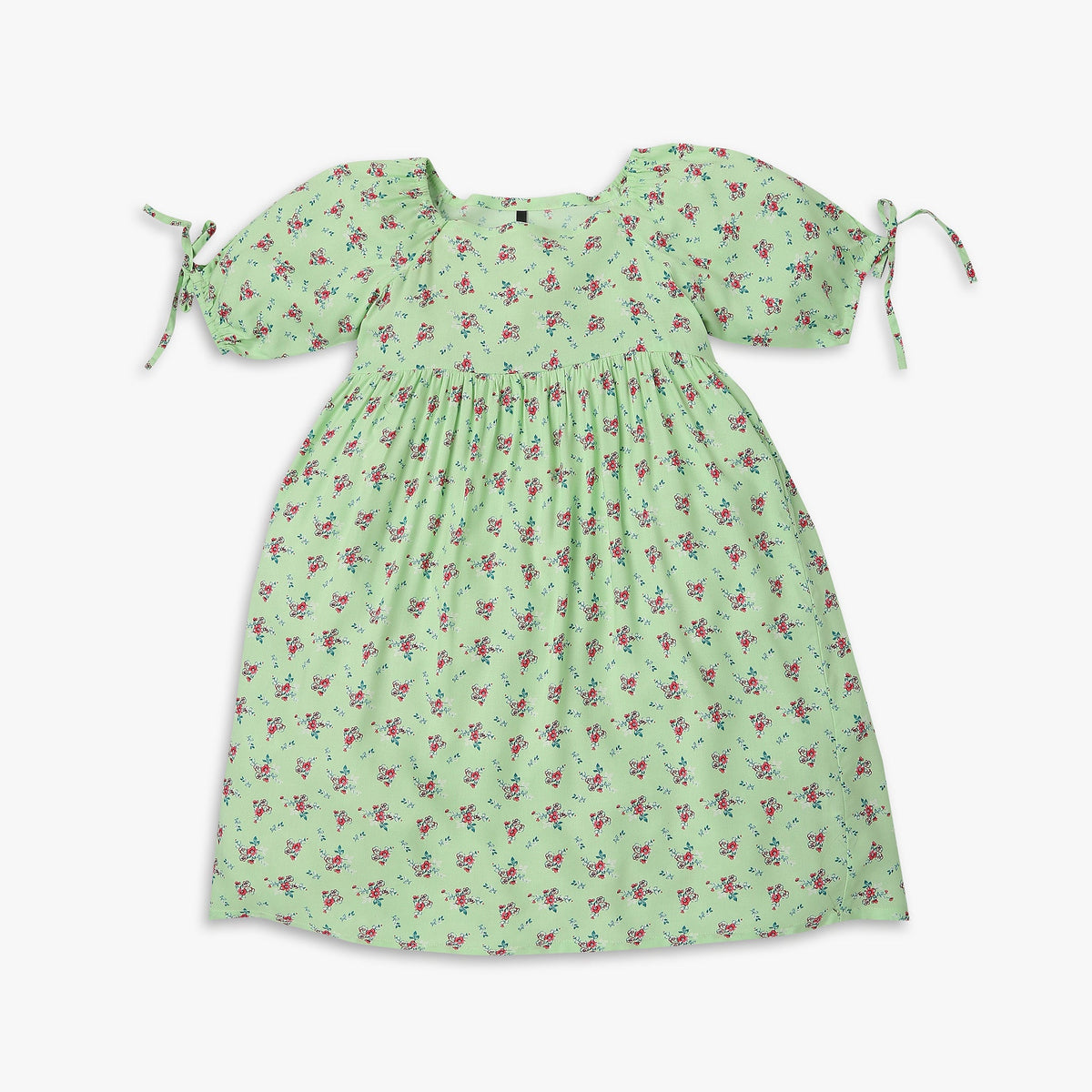 Girl's Regular Fit Printed Frock