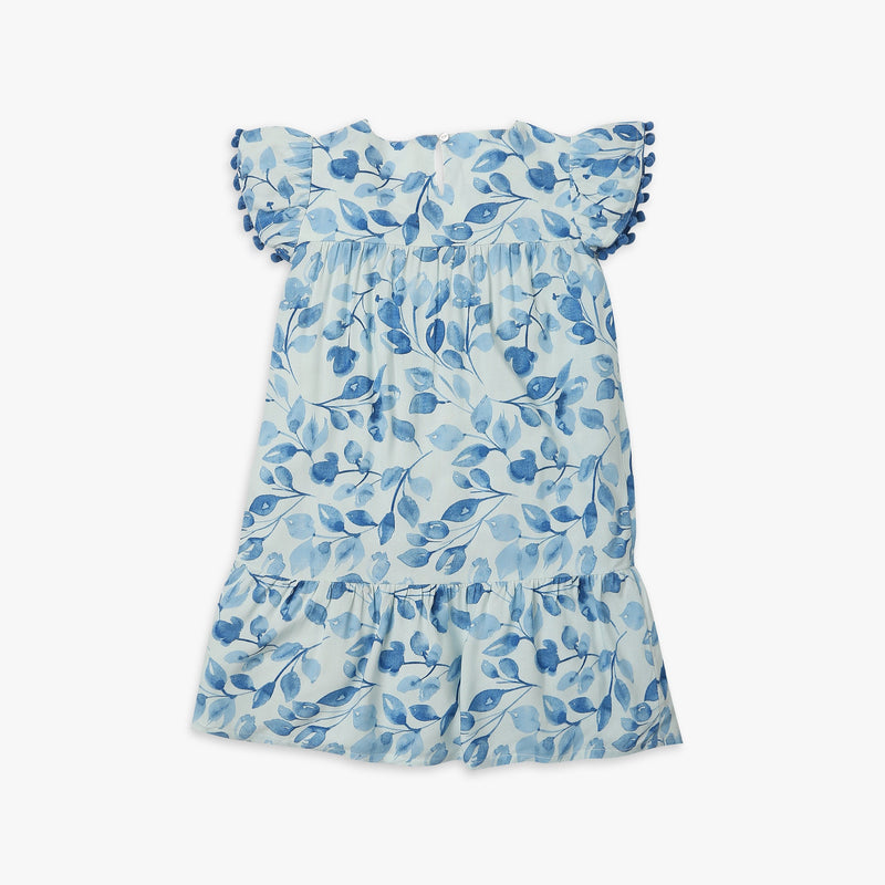 Girl's Regular Fit Printed Frock