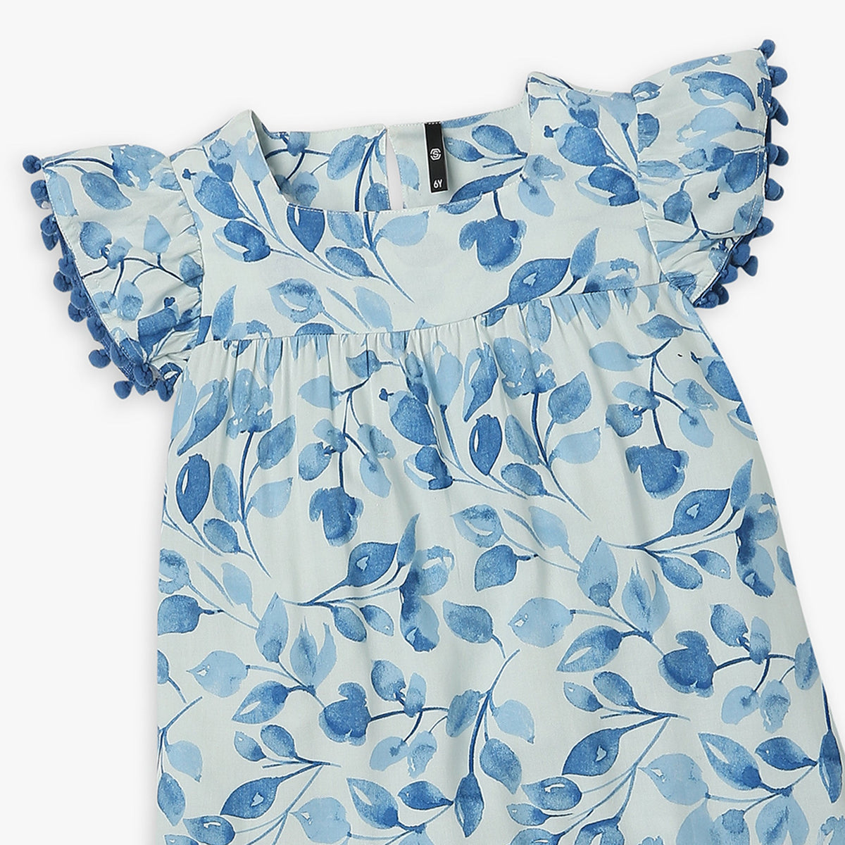 Girl's Regular Fit Printed Frock