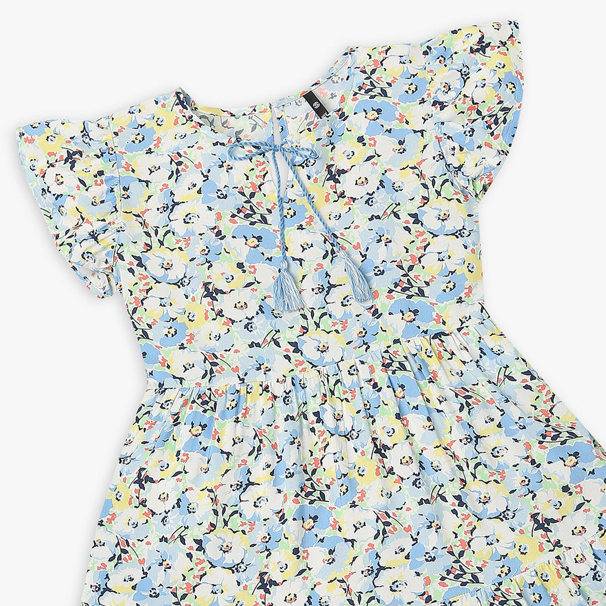 Girl's Regular Fit Printed Frock