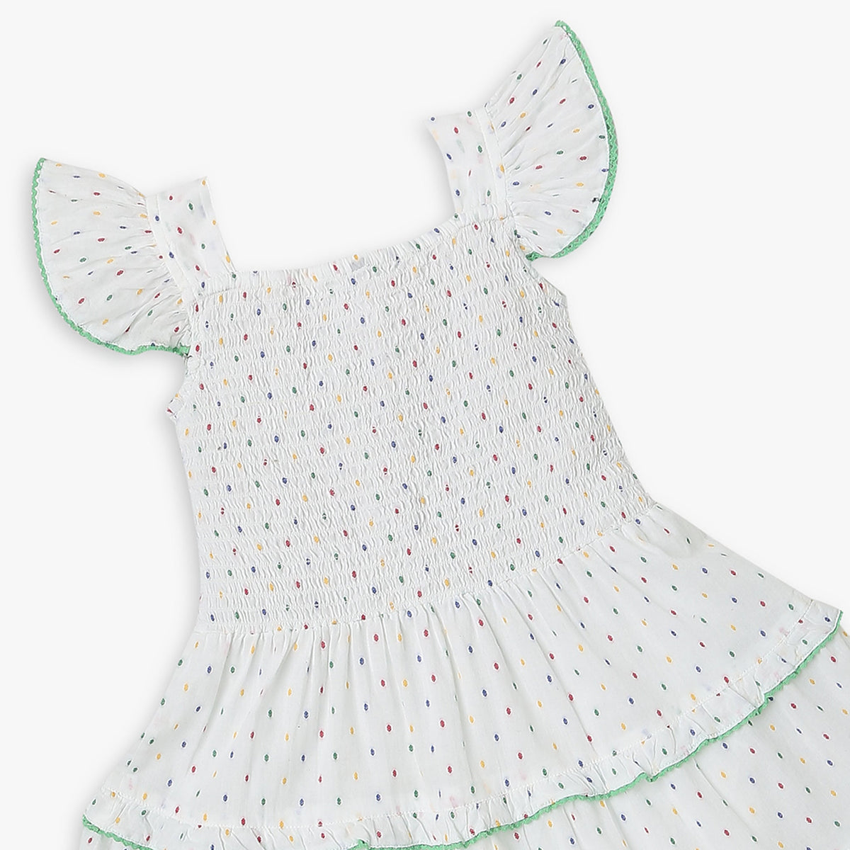 Girl's Regular Fit Solid Frock