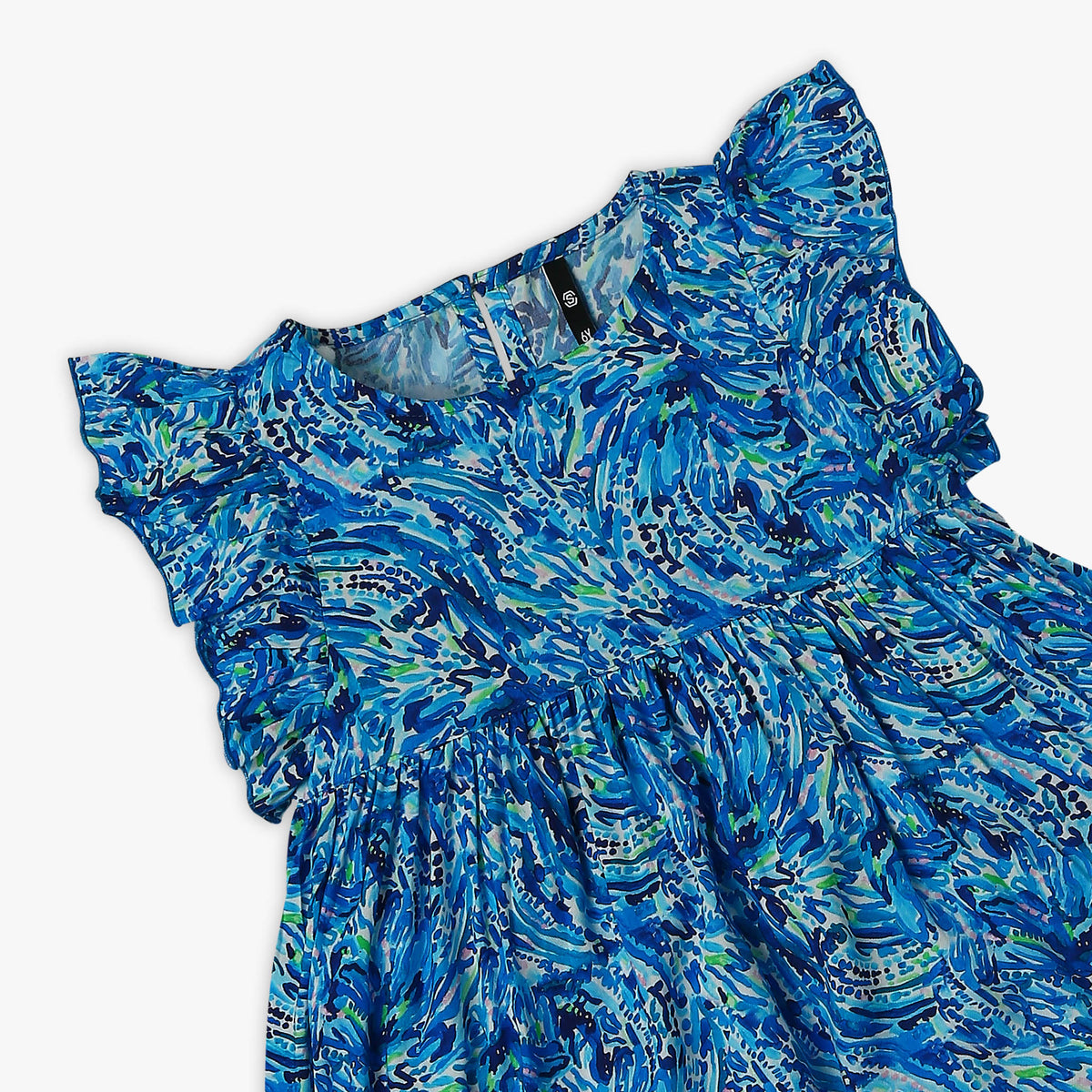 Girl's Regular Fit Printed Frock