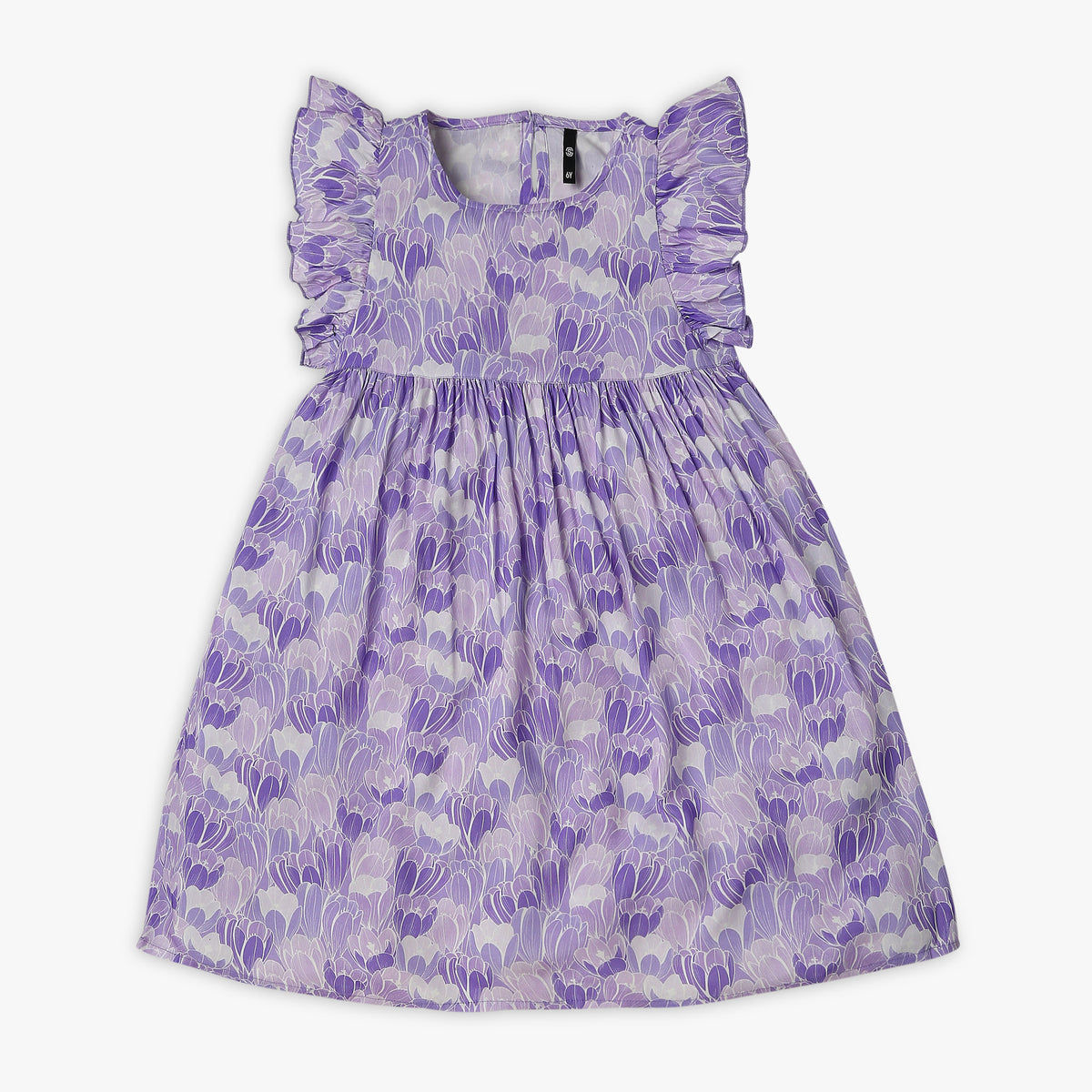 Girl's Regular Fit Printed Frock