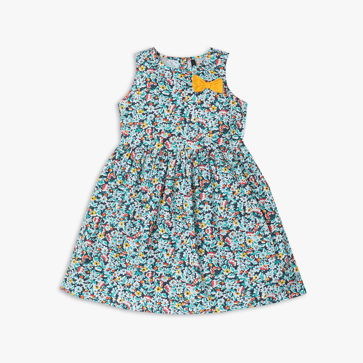 Girls Regular Fit Printed Frock