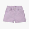 Girls Regular Fit Solid Mid Rise Shorts