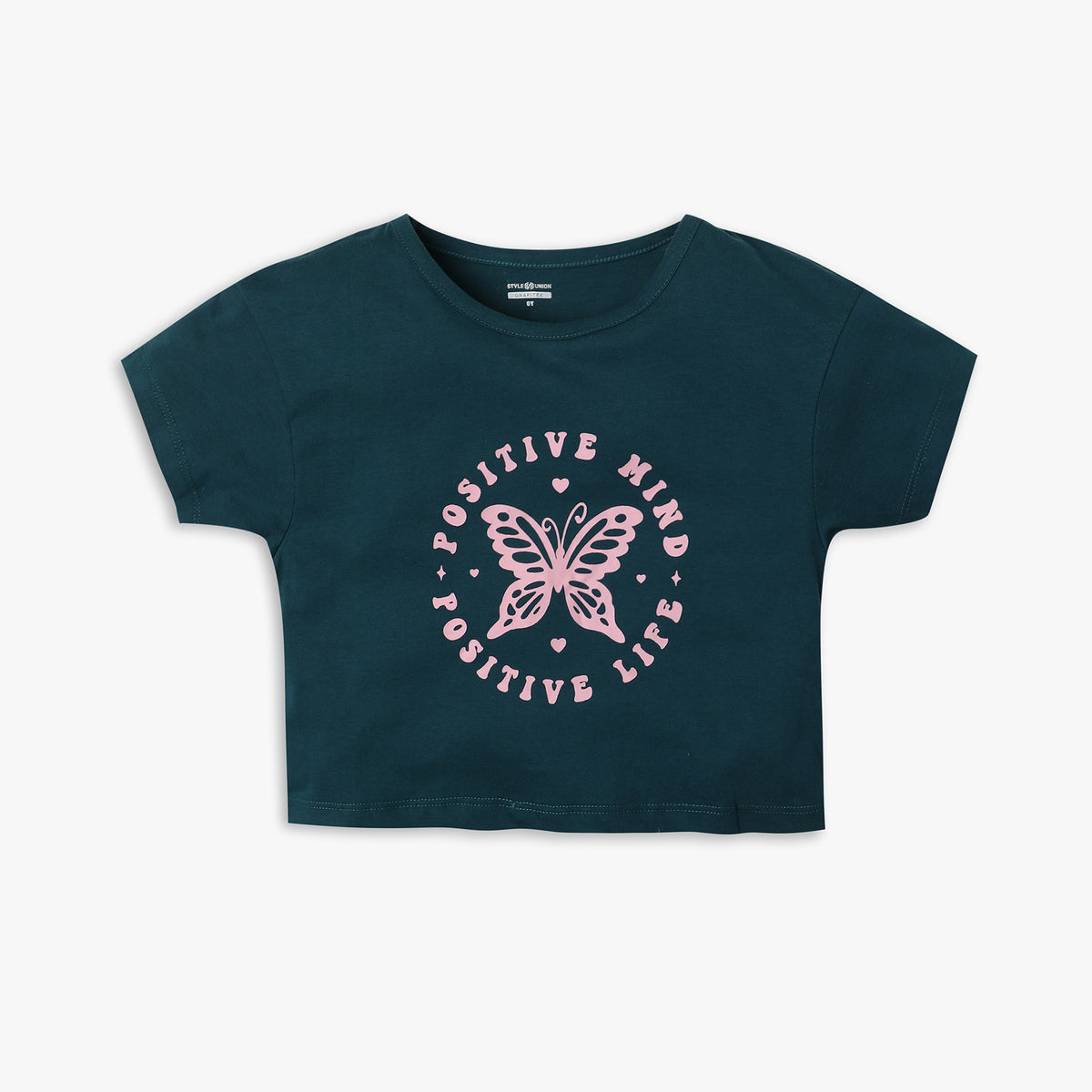 Girl's Regular Fit Printed T-Shirt