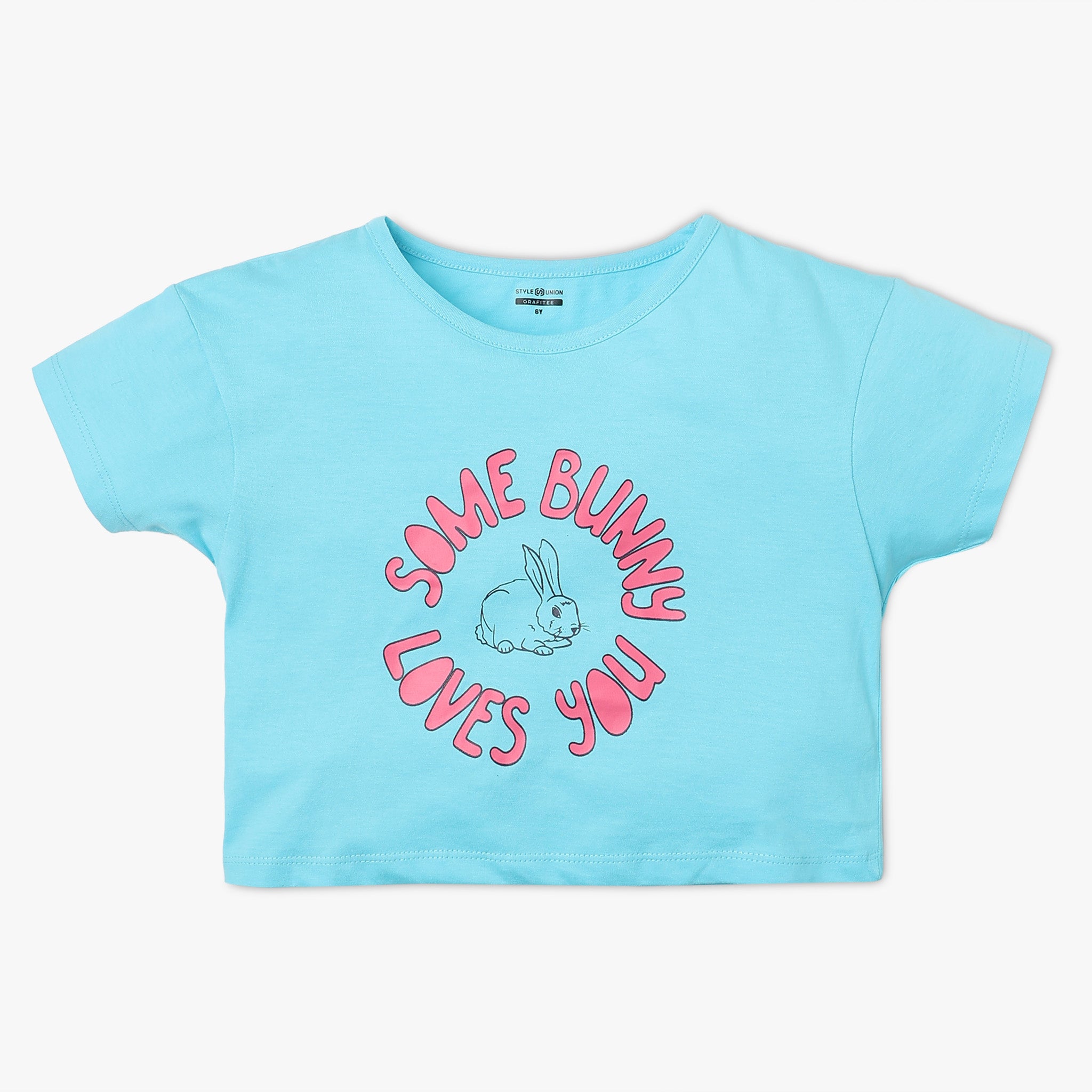Girl's Regular Fit Printed T-Shirt