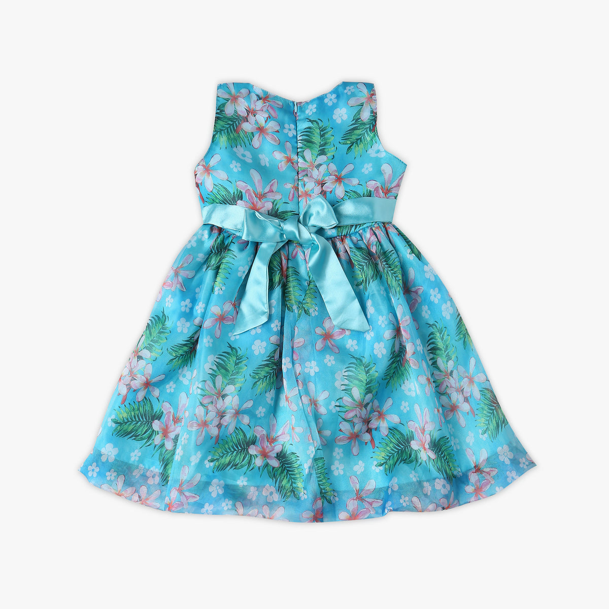 Girl's Regular Fit Printed Frock