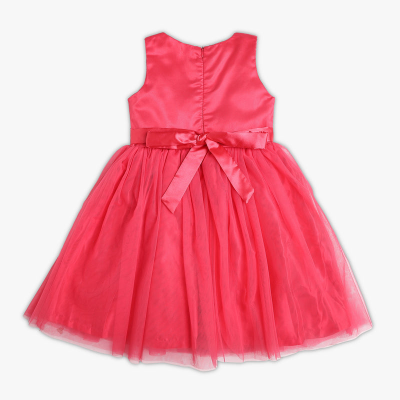 Girls Regular Fit Embellished Frock