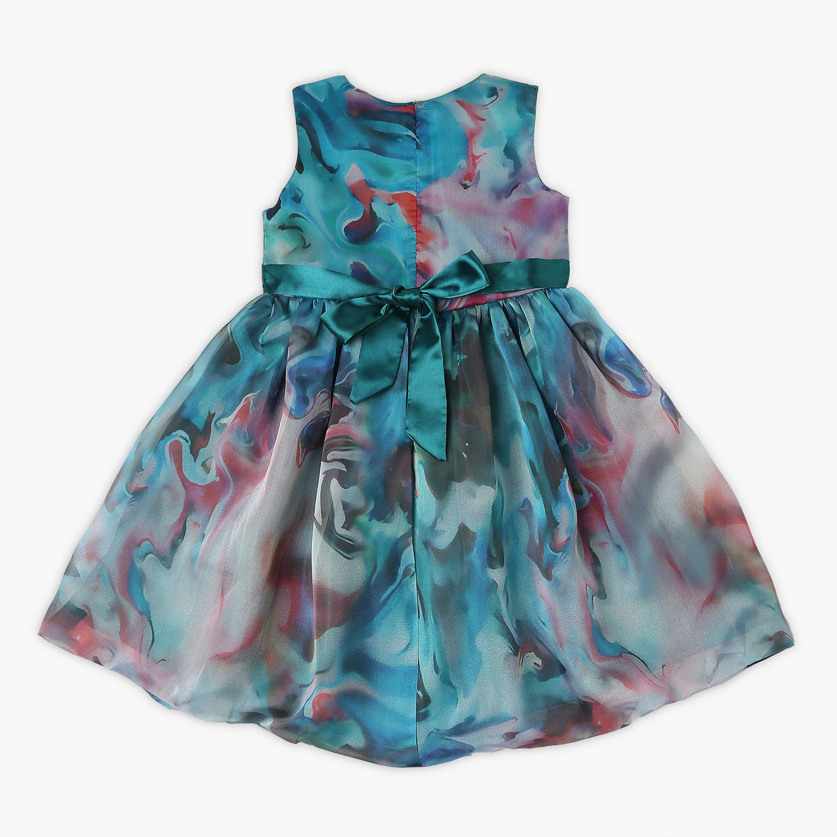 Girl's Regular Fit Printed Frock